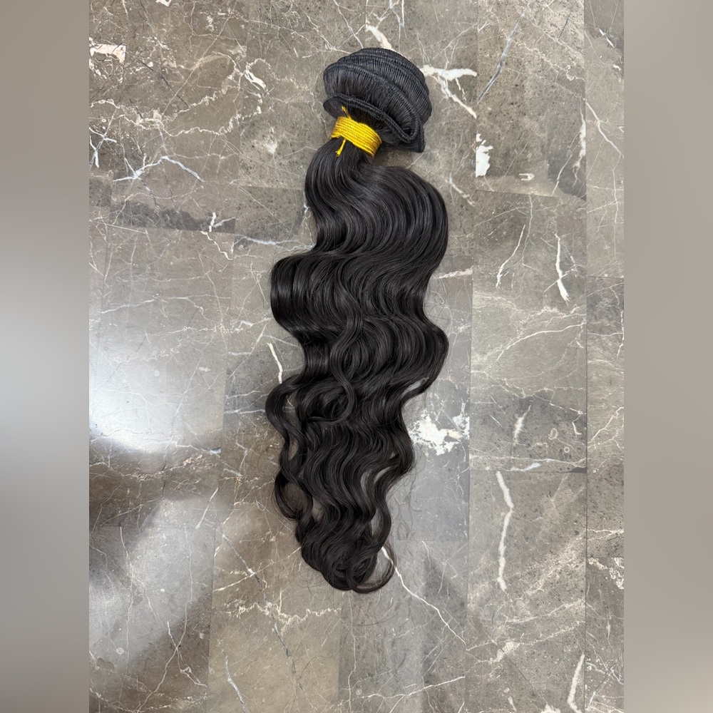 16” Raw Top Quality Indian Virgin Human Hair Body Wave Natural Wave, Wavy Bundle
